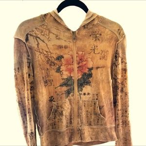 Méchant Zip Up Flower Jacket